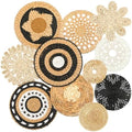 Tatuo 11 Pcs Boho Wall Basket Decor Woven Wall Hanging Art, Retro by Tatuo