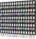 Beeveer Acrylic Key Holder Board with 75 Hooks, Wall Mount Organizer, Black by Beeveer