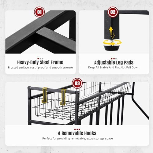HEALTH LINE PRODUCT 4 Bike Stand, Indoor Bike Storage, Bicycle Rack for Garage - Metal Stability Floor Bicycle Station for Parking Mountain/Road/Hybrid/Fat Tire & Scooters Bike Rack for Garage - Image 6