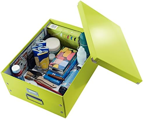 Leitz A5 Storage Box, Click and Store Range 60430001 - Small, Green Storage Box A3 - Image 2