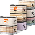 Lifewit 8 Pack Clear Clothes Storage Bags, 90L Blanket Storage with Zipper by Lifewit
