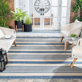 SAFAVIEH Courtyard Outdoor Area Rug 10x14, X-Large Beige & Blue CY6062-233 by Unknown