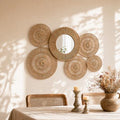 Wicker Wall Decor Baskets, 6 Packs Boho Wall Art - 20",18",16",14",12,10" by ZYApril
