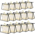 15 Packs Purse Storage Dust Bags for Handbags Clear Handbag Storage Purse Protector Bag Organizers for Handbags Cover Hanging Closet Organizer with Zipper and Handles, 3 Sizes by Boao