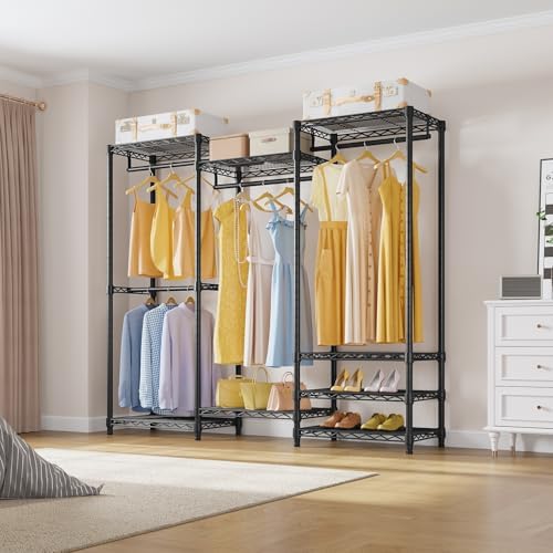 VIPEK V5 Medium Freestanding Clothes Rack, Modular Closet System, Black - Image 2