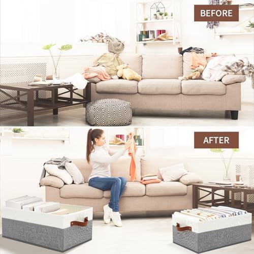6 Pack Closet Storage Bins, Storage Baskets for Shelves - Image 7