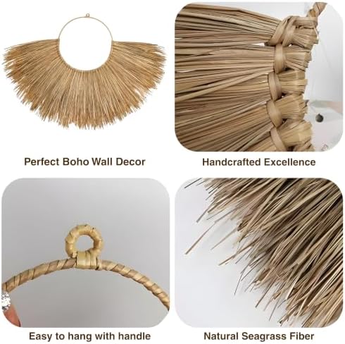 Chicvillage Handmade Wall Basket Set For Boho Decor (Set 3-Piece Moonlight) - Image 2