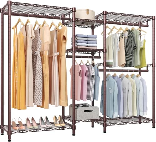 VIPEK Classic V6 Wire Garment Rack, Dynamic Closet System Adjustable by VIPEK