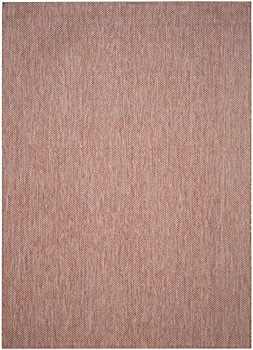 SAFAVIEH Courtyard Outdoor Area Rug 8x10, Large Red & Beige CY8521-36521 - Image 3