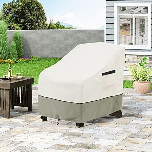Patio Adirondack Chair Cover 2 Pack,Waterproof Heavy Duty Outdoor Chair Covers,Patio Adirondack Chair Cover for Outdoor Chair(28 W x 33 D x 36 H inches),Beige - Image 6