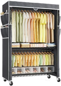 Raybee Rolling Clothes Rack with Cover, Portable Closet for Bedroom, Dorm by Raybee