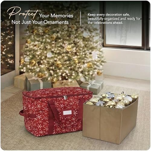 Covermates Adjustable Ornament Storage Bag, 19.25" W x 13" D x 12.5" H - Image 2