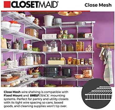 ClosetMaid 2853 ShelfTrack 12-Inch Locking Shelf Bracket, White, Quantity 6 - Image 7