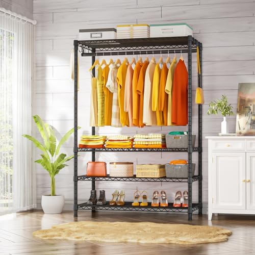 Ulif H4 Plus Portable Closets, 4-Tier Clothes Garment Rack for Bedroom - Image 2
