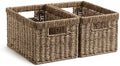 StorageWorks Wicker Baskets for Storage, Seagrass Storage Baskets, 2-Pack by StorageWorks