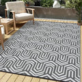 GAOMON Outdoor Rug 9x12 ft Waterproof Reversible Patio Rug by GAOMON
