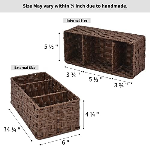 GRANNY SAYS Bundle of 3 Sets Woven Baskets for Storage - Image 5