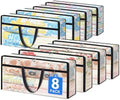 TasticTotes 8 Pack Clear Storage Bags for Comforter, 90L Long by Unknown