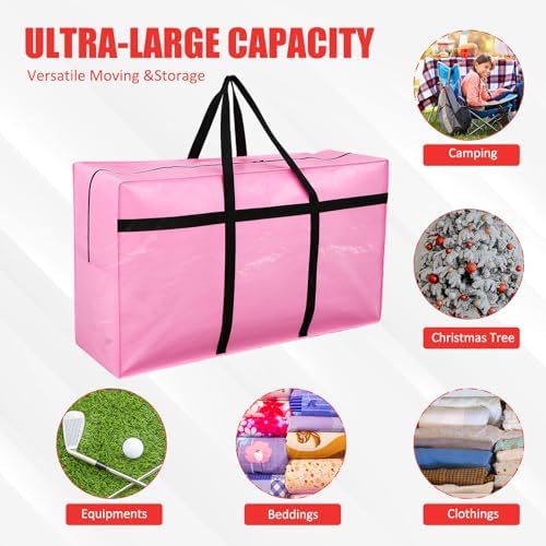 4 Pcs 66 Gallon Extra Large Moving Bags Heavy Duty Storage Bag - Image 3