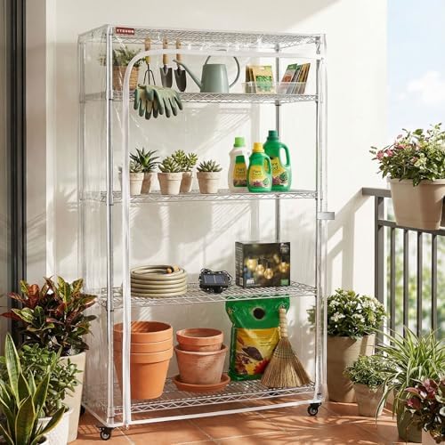 Clear PVC Wire Shelving Cover, Fits 48"W x 24"D x 72"H Storage Rack - Image 5