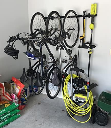 StoreYourBoard Bike Storage Rack – Heavy Duty Garage Bike Rack for 5 Bicycles, Space-Saving Vertical Bike Rack, Adjustable Wall Bike Mount for Garage Organizer, Bicycle Hanger, Holds 300 lbs - Image 5