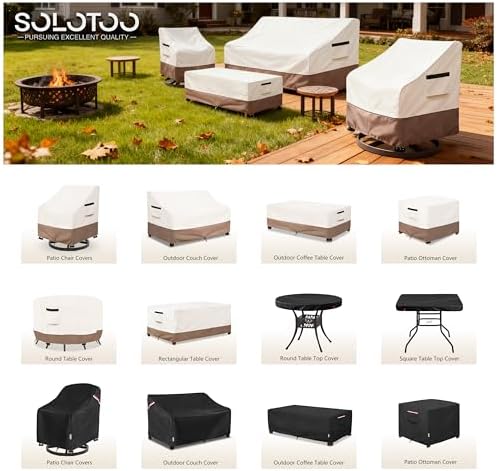Patio Chair Covers Waterproof 2 Pack, 27.5" W x 32.6" D x 36" H - Image 2
