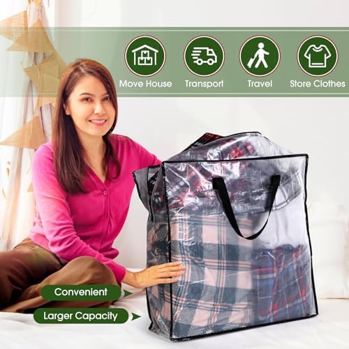 Simgoing 5 Pack Christmas Storage Bags, 9 Ft Christmas Tree Large Bag, 24" Wreath Containers and 25" Garland Packing Tote Moving Bags with Handle Zipper for Artificial Xmas Tree Wreath Garland - Image 7