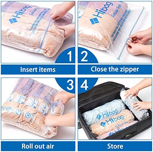 Vacuum Storage Bags, Space Saver Vacuum Seal Storage Bags 35-Pack Sealer Bags for Clothes, Clothing, Bedding, Comforter, Blanket (35C) - Image 3