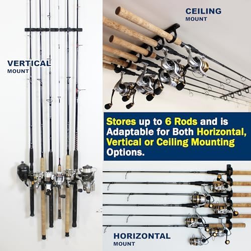 Rush Creek Creations Set of 4 Adaptable 6, 12, 18, Fishing Rod Holder - Image 2