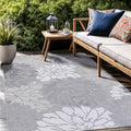 Luul Home Floral Indoor Outdoor Rugs 6x9 Large Area Rug for Living Room, Patio Decor, Kitchen, and Entryway Rug, Washable Stain Resistant Outside Carpet Beige 6 x 9 by Unknown