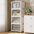 SAILUN Stackable Storage Bins with Lid, 188QT 4 Pack Beige by SAILUN
