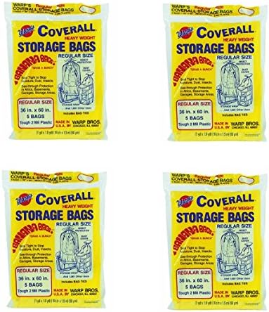 Warp's 36"x60" Banana Scented Regular Storage Bags, 20 Pack by Unknown