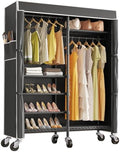 VIPEK R4C Portable Closet Rolling Clothes Rack with Wheels & Zippered Cover by VIPEK