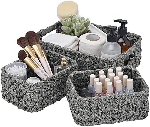GRANNY SAYS Bundle of 3-Pack Wicker Baskets & 3-Pack Wicker Storage Baskets - Image 2