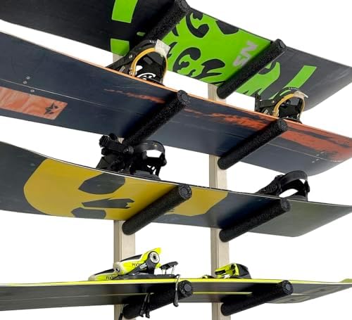 Pro Board Racks Snowboard Wall Rack Mount (Holds 4 Boards) - Image 3
