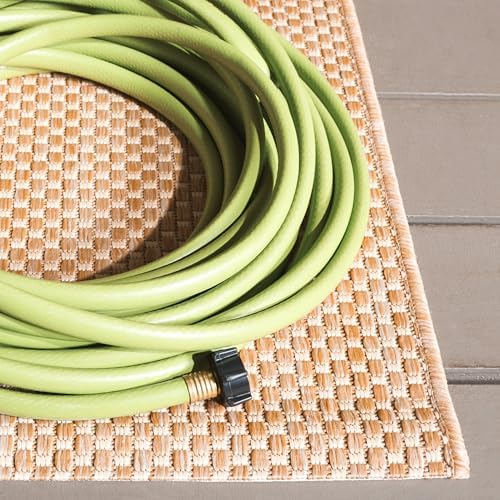 SAFAVIEH Washable Rug Outdoor Courtyard Collection - 2'3" x 18' Runner, Natural & Cream, Non-Shedding & Easy Cleaning, Ideal for Patio, Entryway, Mudroom, Hallway, Kitchen (CY8521-03012) - Image 3