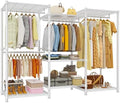 Raybee Clothes Rack, Freestanding Closet Storage System, 4 Rods 7 shelves by Raybee