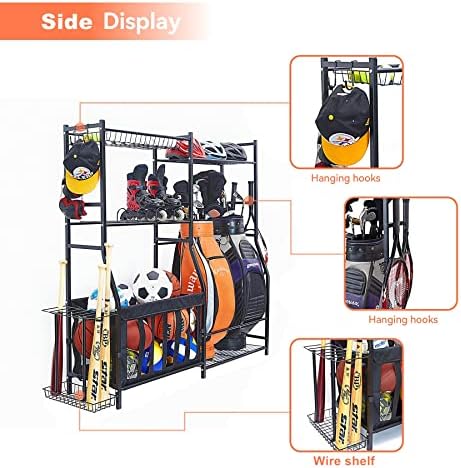 WALMANN Garage Sports Equipment Organizer, Golf Bag Stand for Garage - Image 5
