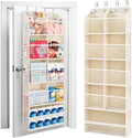 JARLINK Over the Door Organizer, Extra Large Storage for Bedroom, Beige by JARLINK