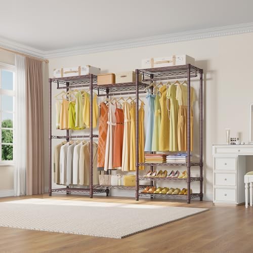 VIPEK V5 Heavy Duty Clothes Rack, Modular Closet System, Bronze - Image 2