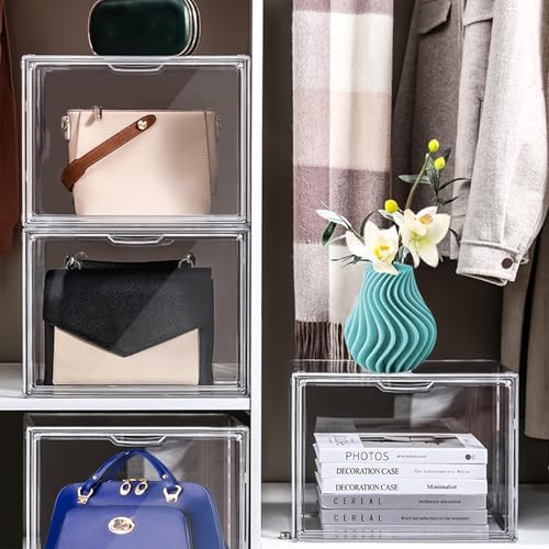 DILIBRA 5 Packs Clear Plastic Handbag Storage Organizer for Closet - Image 5