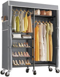 VIPEK R4C Rolling Clothes Rack with Cover, Portable Garment Rack on Wheels by VIPEK