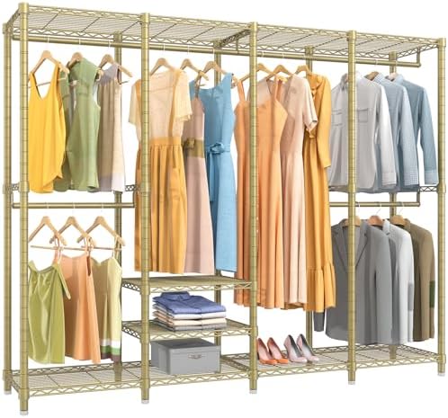 VIPEK V40 Heavy Duty Clothes Rack, Modular Closet System Clothing Rack by VIPEK