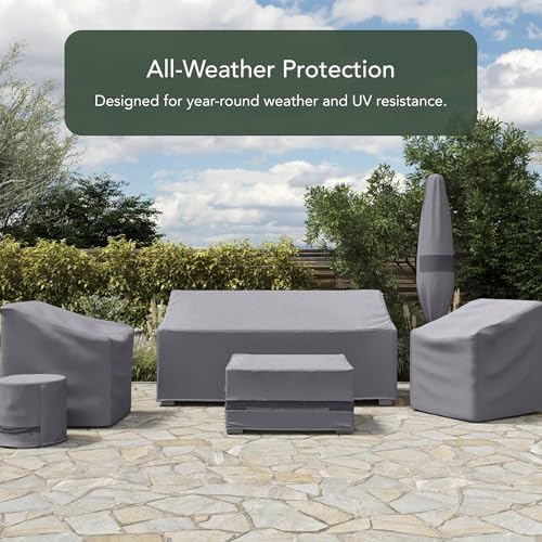 Covermates Elite Rect. Table Cover – 300D Polyester, 60Wx36Dx25H, Charcoal - Image 3