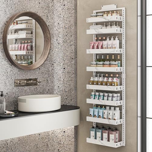 BUKFEN Over the Door Pantry Organizer, 2-IN-1 Door & Wall Mount Spice Rack - Image 4