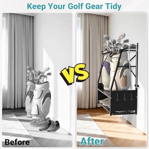 Golf Bag Organizer - Wall Mount & Freestanding - Image 5