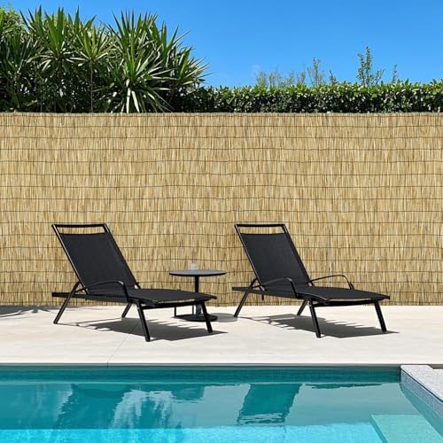 Natural 5FT X16.4FT Reed Fencing Roll Bamboo Privacy Fence Screen - Image 7