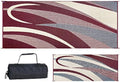 Stylish Camping Reversible Graphic Patio Mat - 8' x 20', Burgundy/Black by StylishCamping