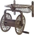 Liberty Garden 714 Decorative Cast Aluminum Navigator Rotating Garden Hose Reel, Holds 125-Feet of 5/8-Inch Hose - Bronze by LibertyGardenProducts