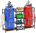 Jsskeeim Golf Bag Storage Organizer for Garage Organization, Golf Bag Stand for Golf Bag Accessories, Spacious Golf Rack for Golf Clubs & Golf Essentials, Ideal Golf Gifts for Men (Fits 2 Golf Bags) by Unknown